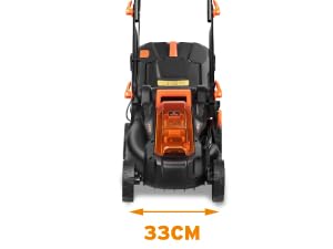 Largeur de coupe - tondeuse batterie FX-E1RM20