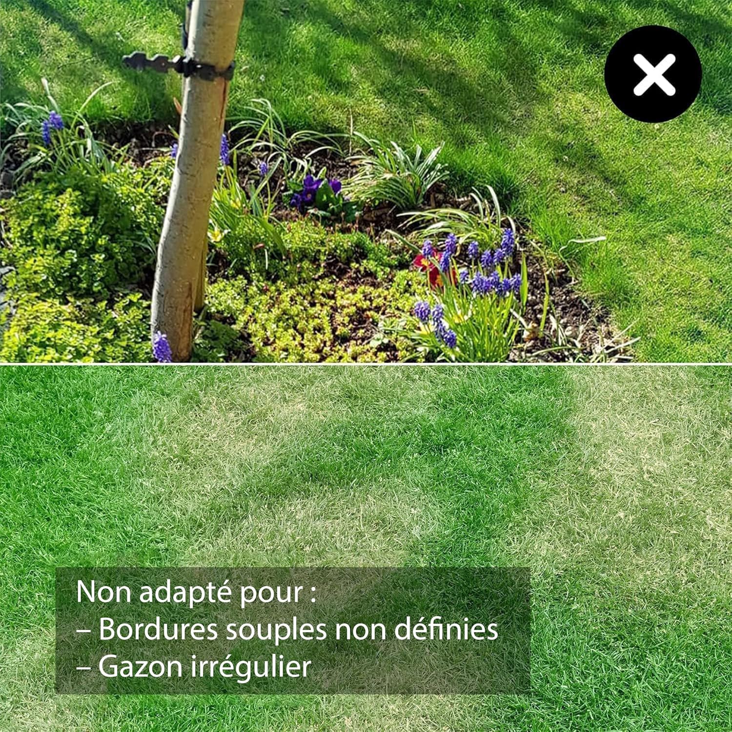 Lawnmaster - OcuMow®16 Robot Tondeuse auto-propulsée, 80m², batterie 2Ah, sans câble, débutant, modèle compact - OcuMow®
