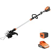 Yard Force Débroussailleuse sans-fil 40V avec Largeur de Coupe 33cm - LT G33A