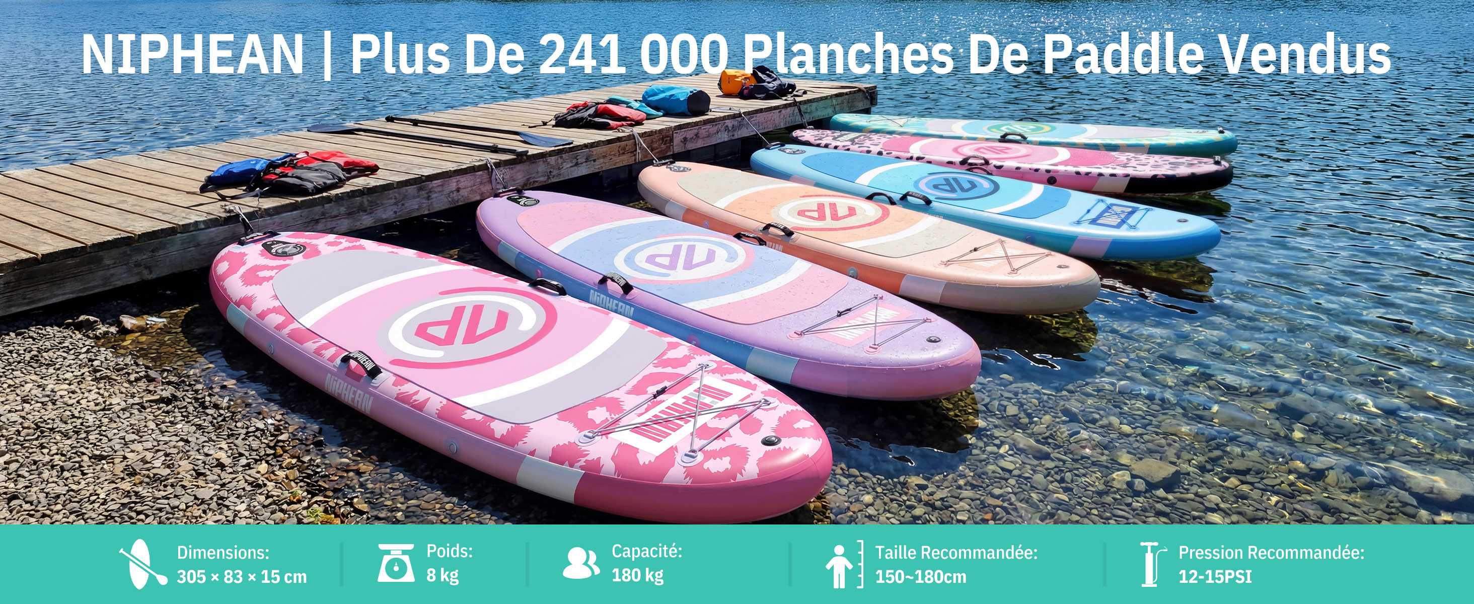 Niphean 305 paddle board