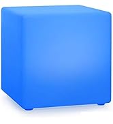 blumfeldt Shinecube XL - Cube Lumineux décoratif, 40 x 40 x 40 cm, intérieur et extérieur,éclaira...