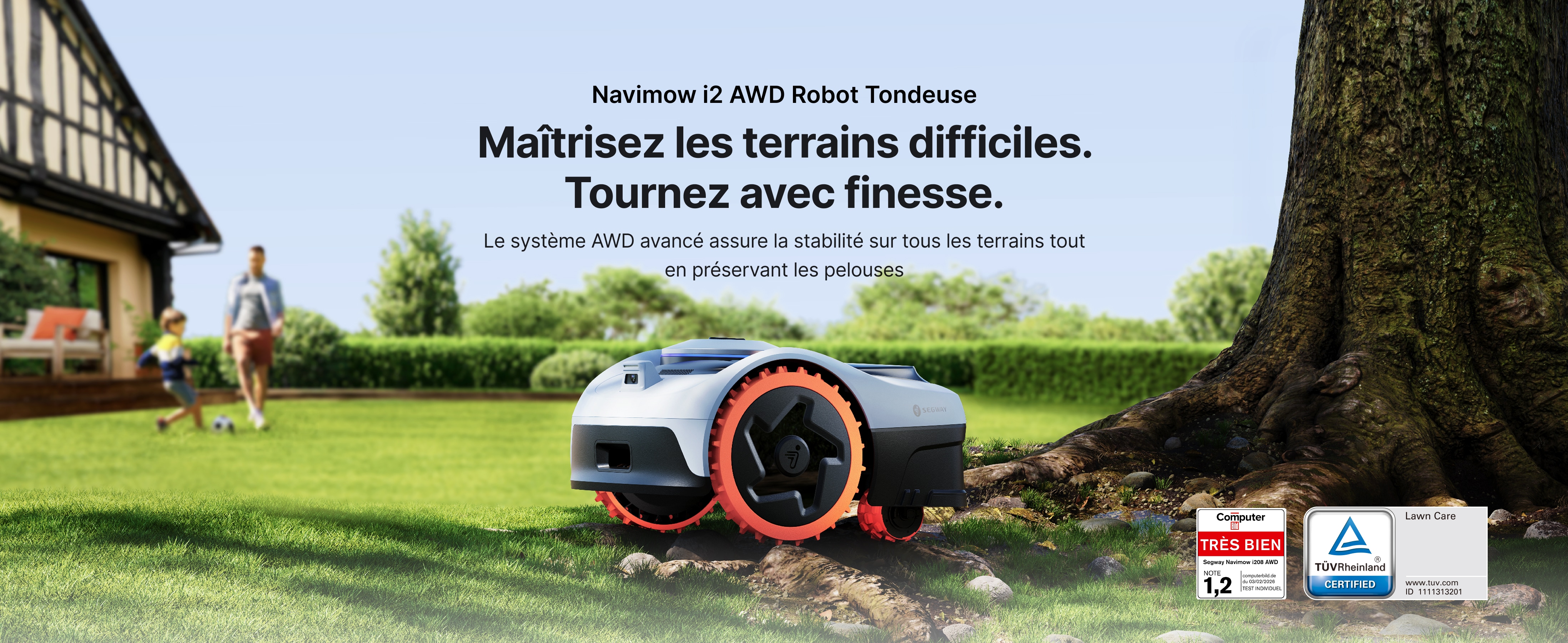 Segway Navimow i2 AWD Robot Tondeuse