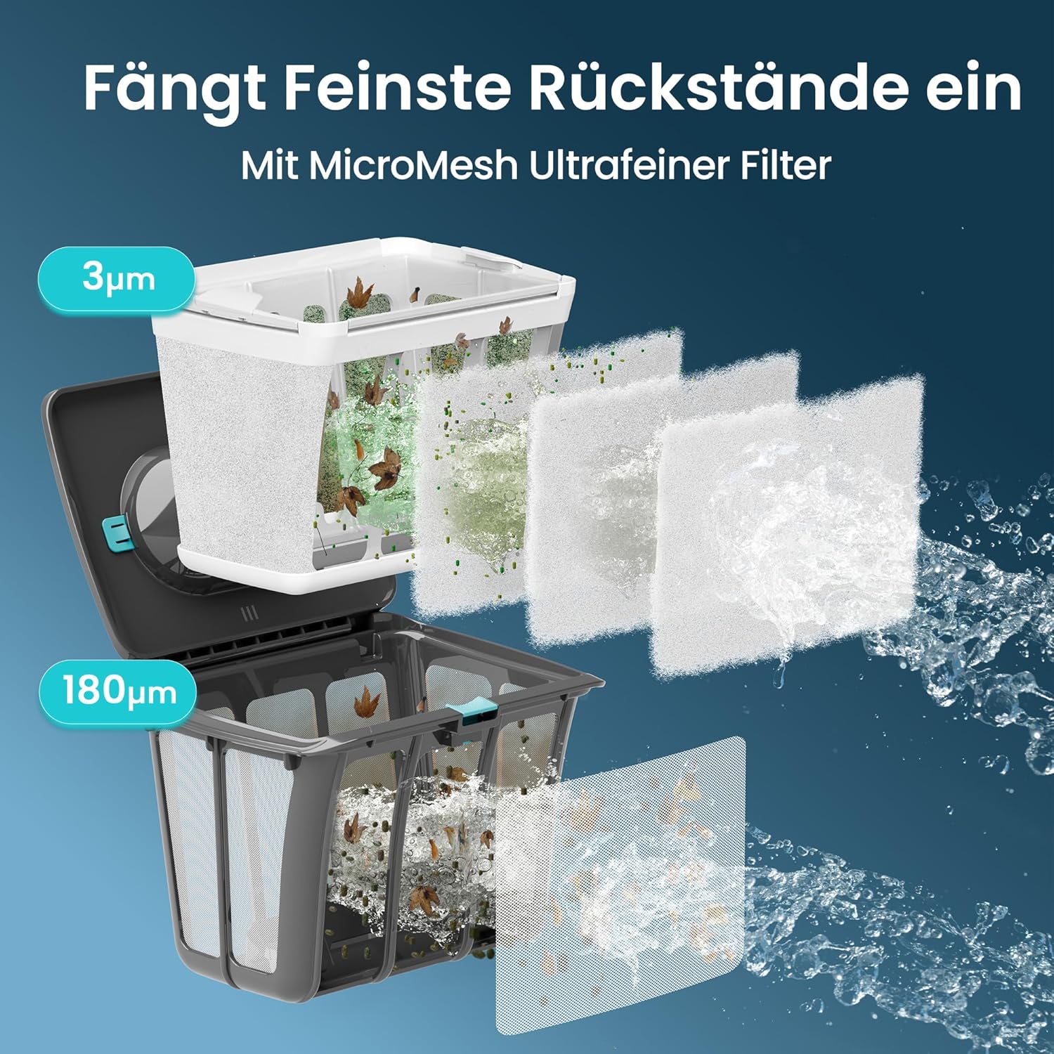 (2026 Upgrade) AIPER Scuba S1 Robot Piscine Nettoyage Sol, Parois & Ligne d’Eau, Autonomie de 270 Min, Filtration Ultra-Fine, Navigation Intelligente, Application & Mises à Jour OTA, Bleu