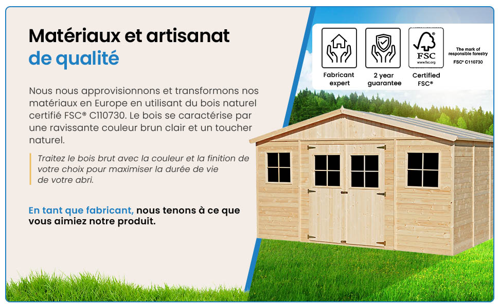 garage en bois hangar à bois maison salle tockage maison