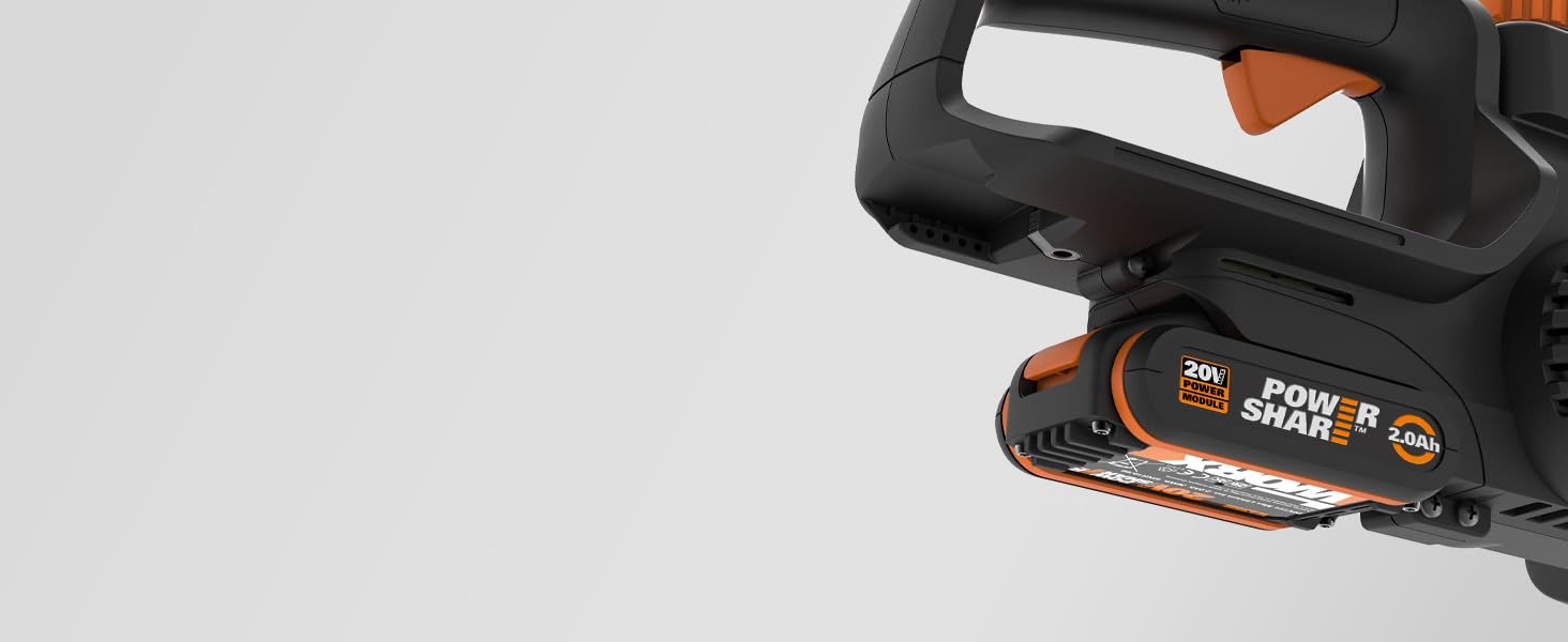 Batterie Powershare : interchangeable avec tous les outils Worx 20V