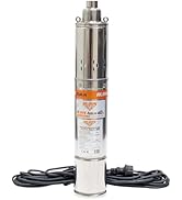 RURIS POWER FOR NATURE Pompe Submersible Aqua 40 750W Débit 1880L/H Hauteur Max 100M Câble 15M Ra...