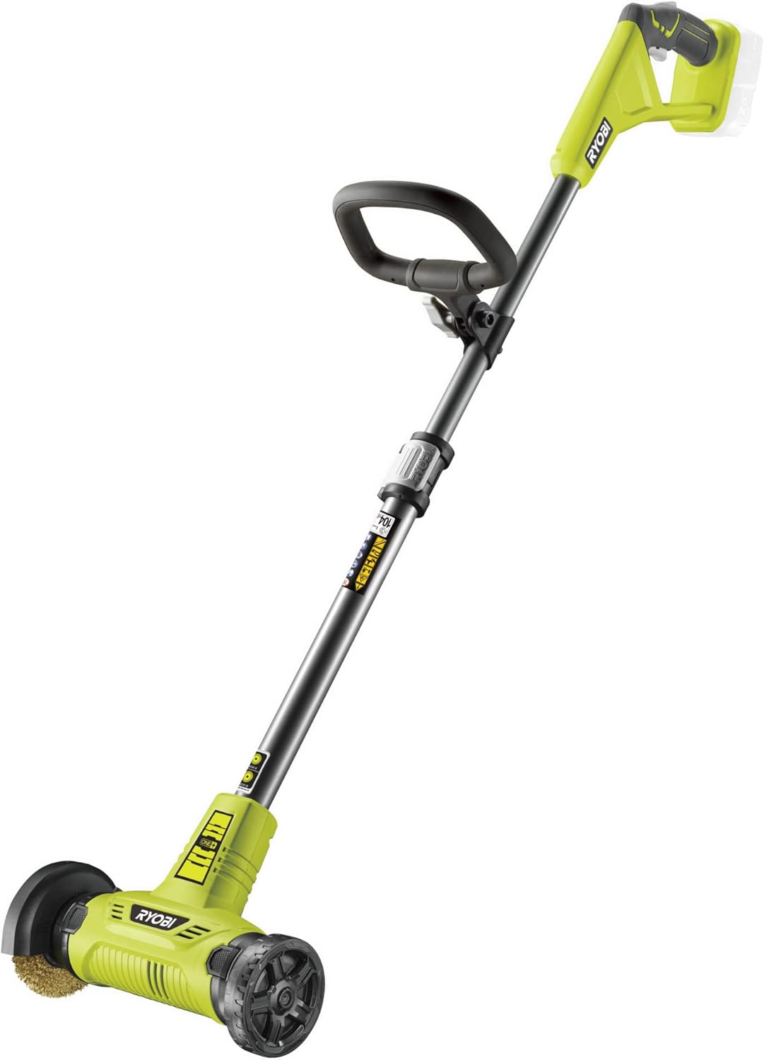 RYOBI - Nettoyeur de joints One+ 18V, brosse métal 11,5cm, batterie 2Ah, 32min - RY18PCA-120