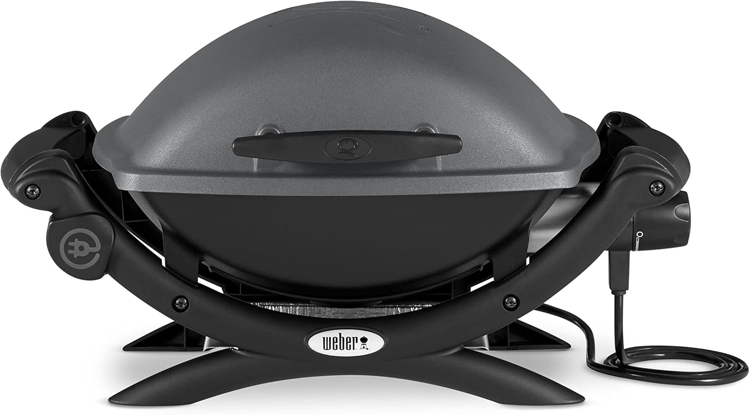 Weber - Q 1400 Série - 43x32 cm - grille fonte, cordon 1,8 m, bac amovible