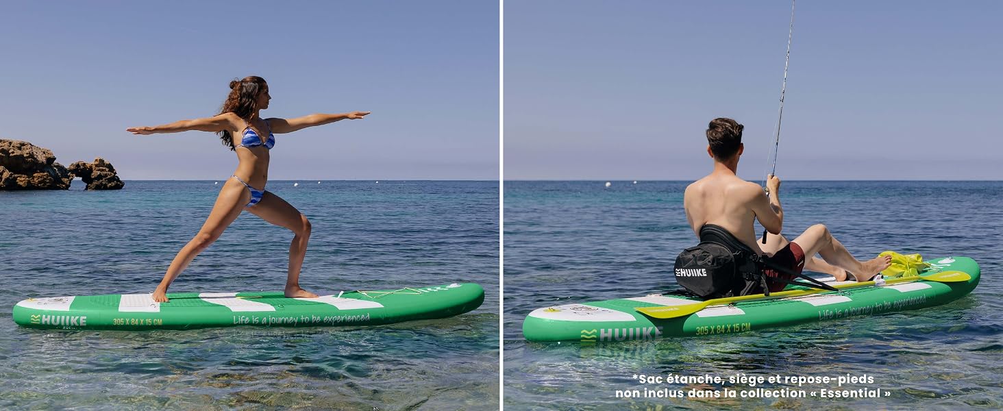 planches de stand up paddle gonflables pour la pêche et le yoga