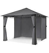 blumfeldt Mondo - Pergola Jardin extérieur, Terrasse, Protection PA Contre Le Vent et la Pluie, S...