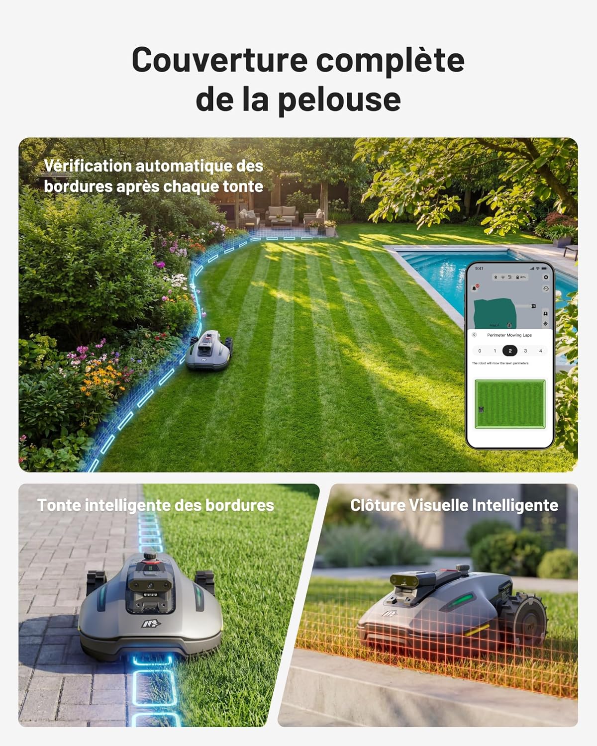 MAMMOTION - YUKA Mini 2 Series - 500m² - AI, cartographie multi-zone, DropMow - YUKA Mini 2 500