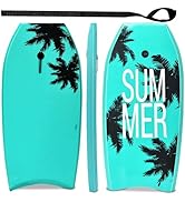 HOMASIS Bodyboard Planche de natation avec corde de traction 90 cm Planche de surf pour enfants e...