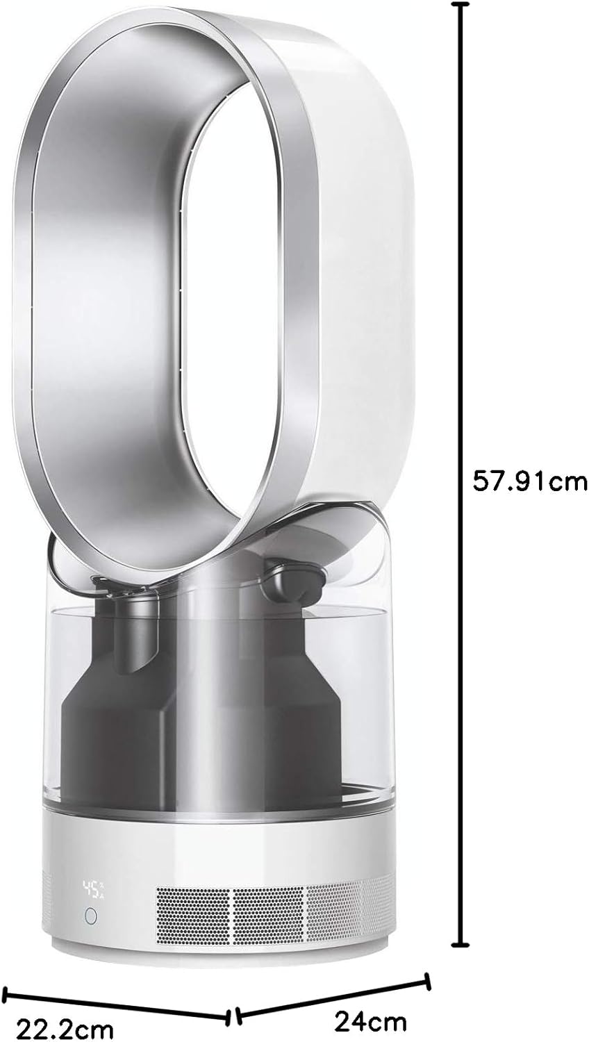 Dyson AM10 Humidificateur et ventilateur, brume froide ultra-fine, contrôle automatique de l’humidité