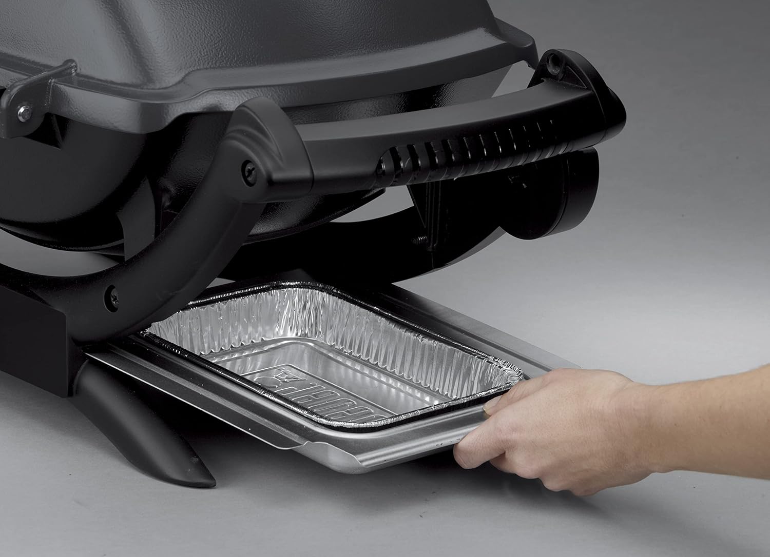 Weber - Q 1400 Série - 43x32 cm - grille fonte, cordon 1,8 m, bac amovible