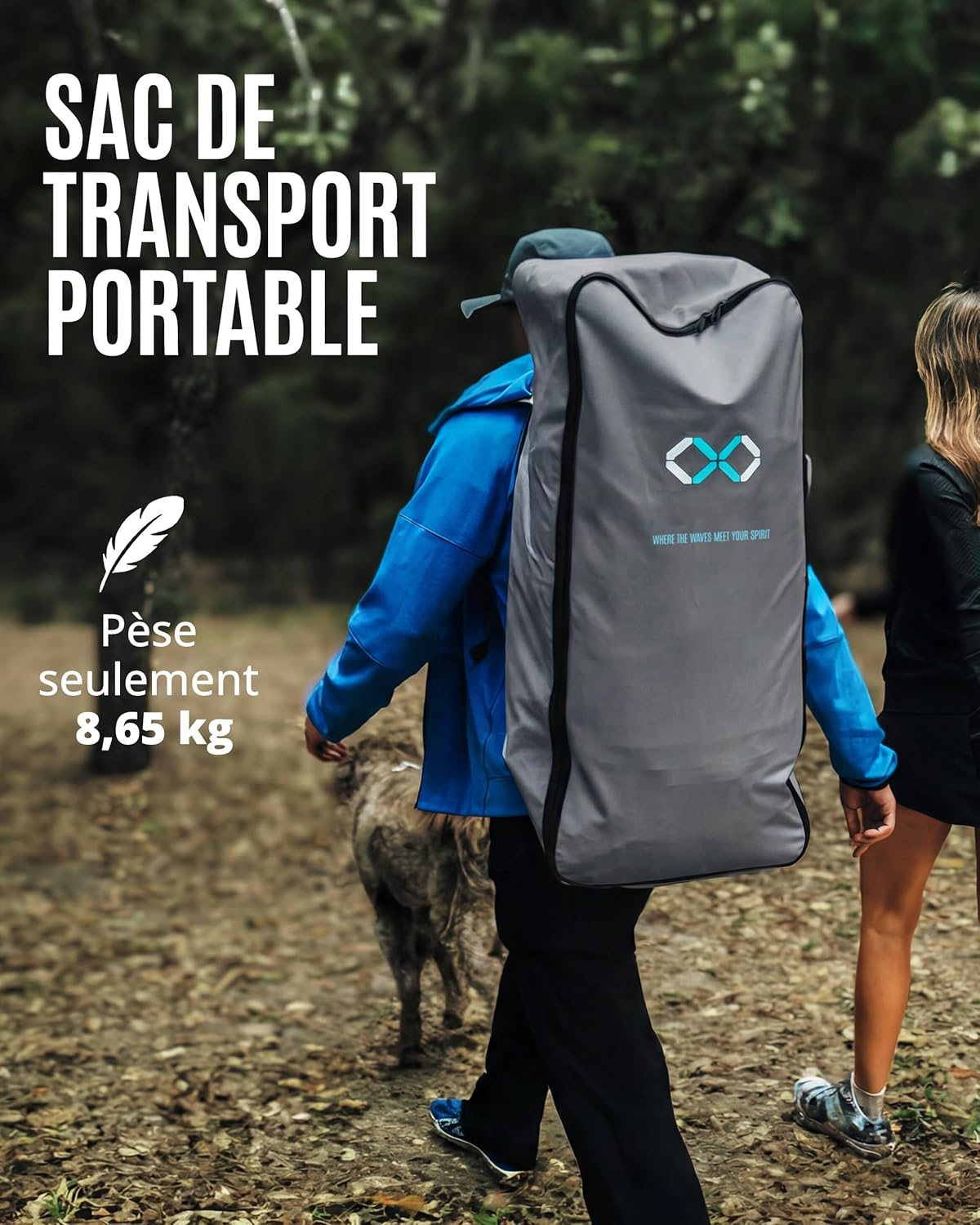 ZLX Planche de Paddle Gonflable Touring 350cm avec Siège Kayak | Sup Rapide et Stable Longue Distance, Charge 180kg, Stand Up Paddle Board Exploration