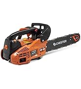 Tronçonneuse élagueuse thermique 25,4 cm³ - guide 30 cm - 2 chaînes - CHESTER