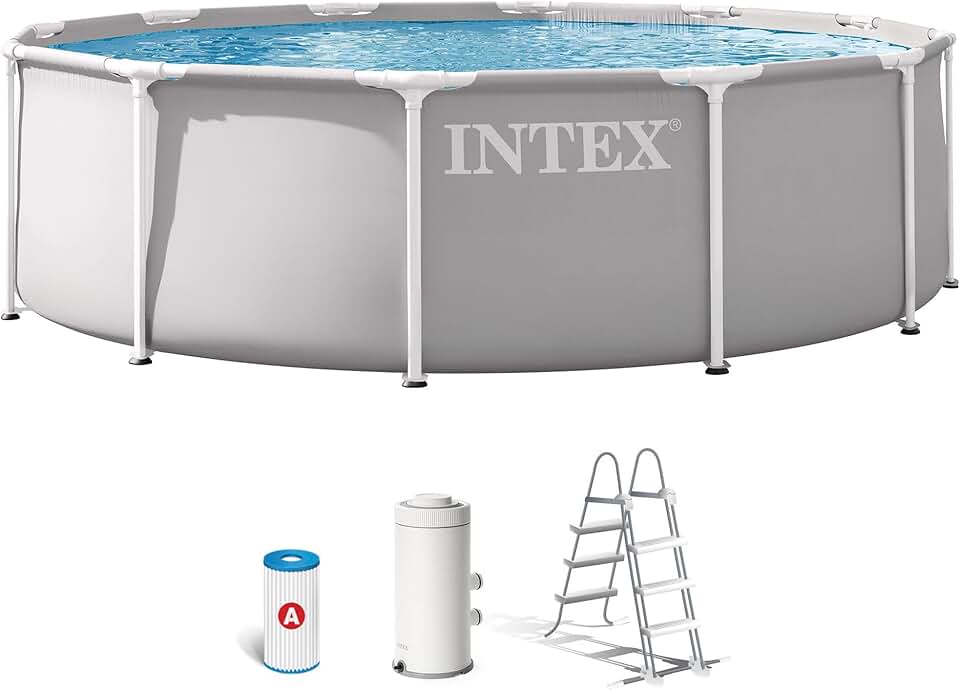 Intex - Piscine Prism Frame ronde tubulaire 3,66 x 0,99 m - 26716ND