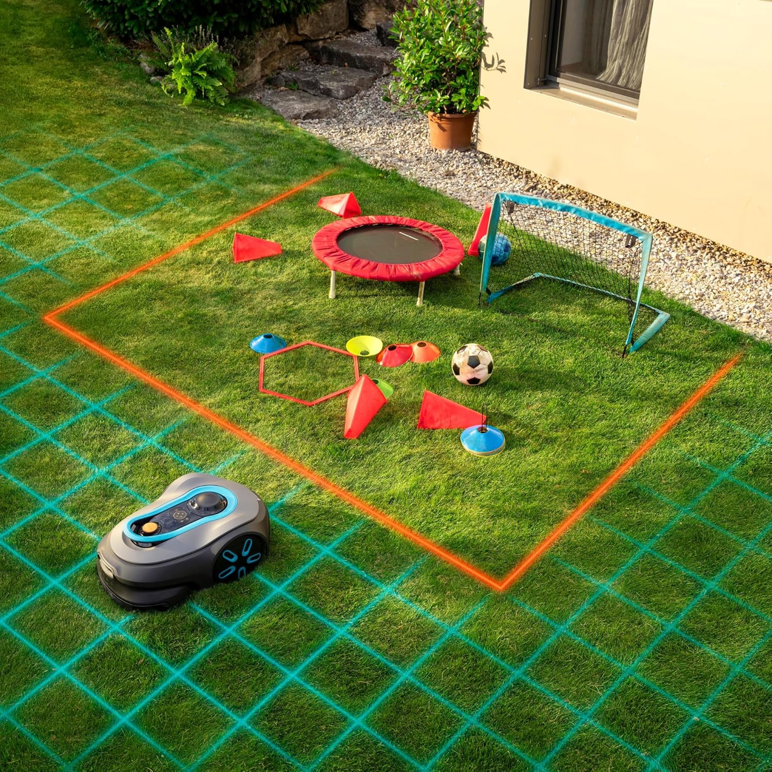 Gardena - Smart SILENO Free Set - 750 m² - tondeuse robot silencieuse, Lona, sans fil périphérique - 19924-47