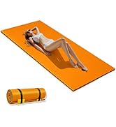 HOMASIS Tapis Flottant en Mousse XPE pour 1/4/6 Personnes, Matelas Flottant Piscine Enroulable, H...