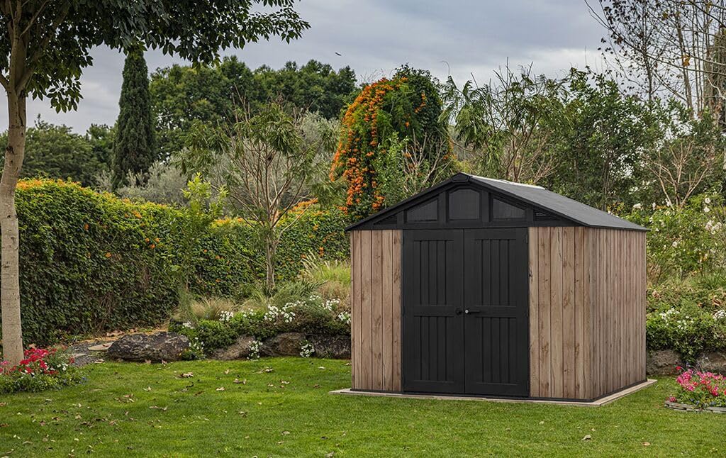Abri de jardin en résine 7,7m² 