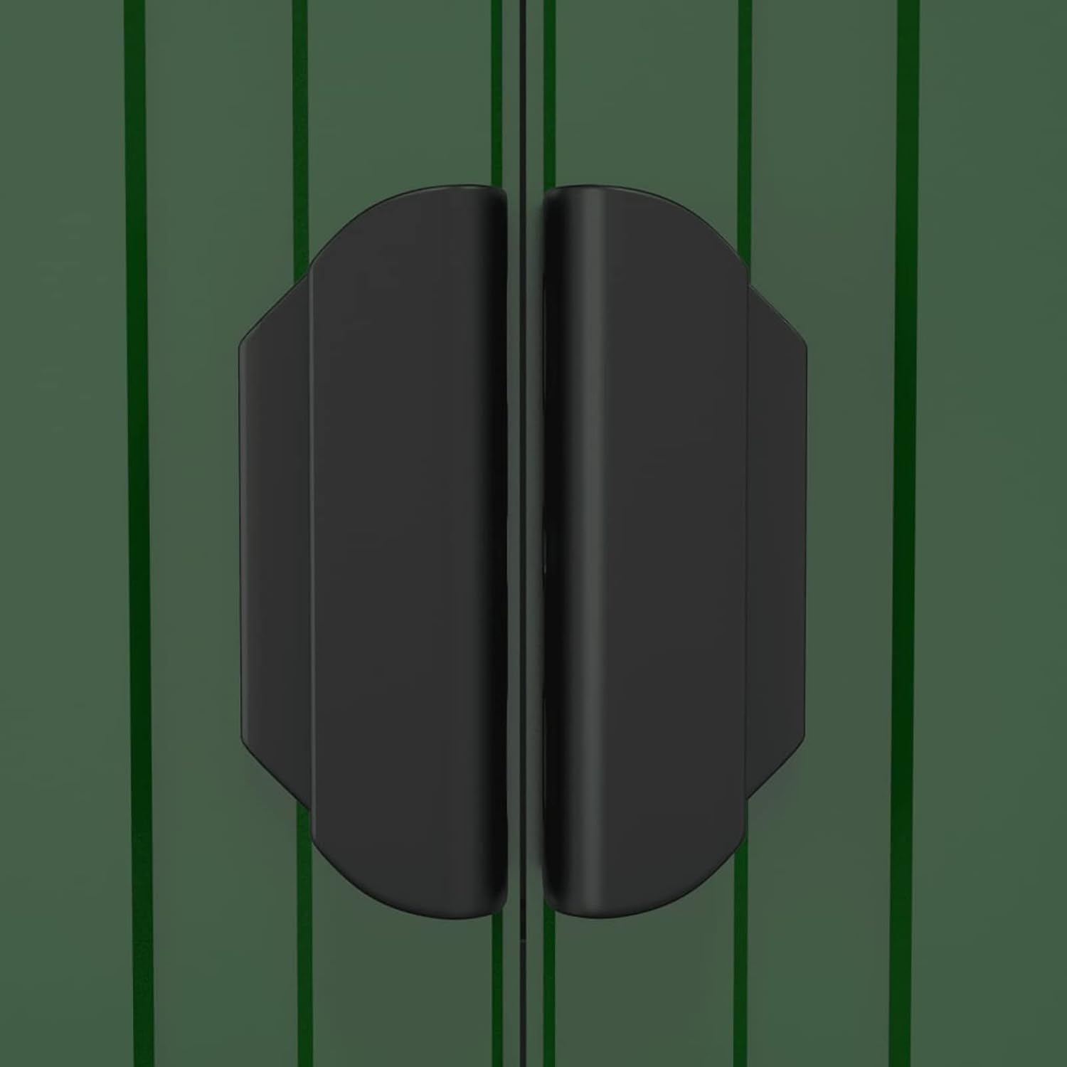 Abri de jardin extérieur en acier galvanisé vert 192 x 191 x 223 cm