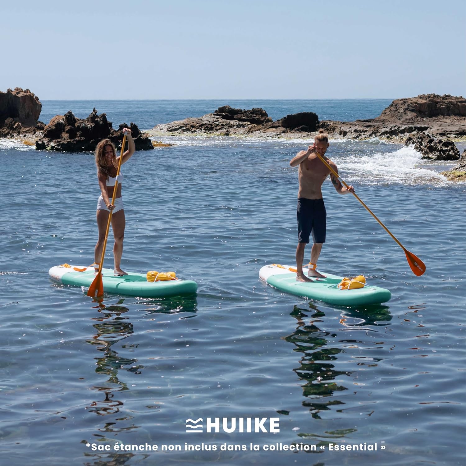 HUIIKE - paddle gonflable adulte - 305x84x15 cm - stable, résistant, accessoires inclus