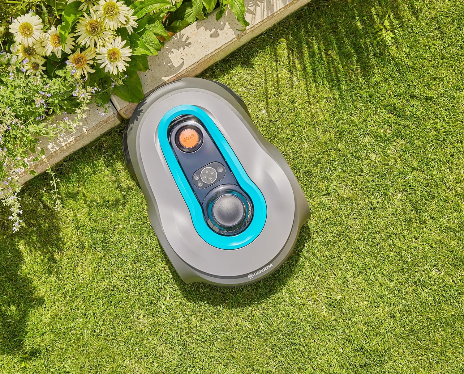 Gardena - Smart SILENO Free Set - 750 m² - tondeuse robot silencieuse, Lona, sans fil périphérique - 19924-47