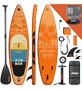 ALLPICK Premium SUP Board Set Stand Up Paddle Board Gonflable, avec support universel pour appareil photo, etc.