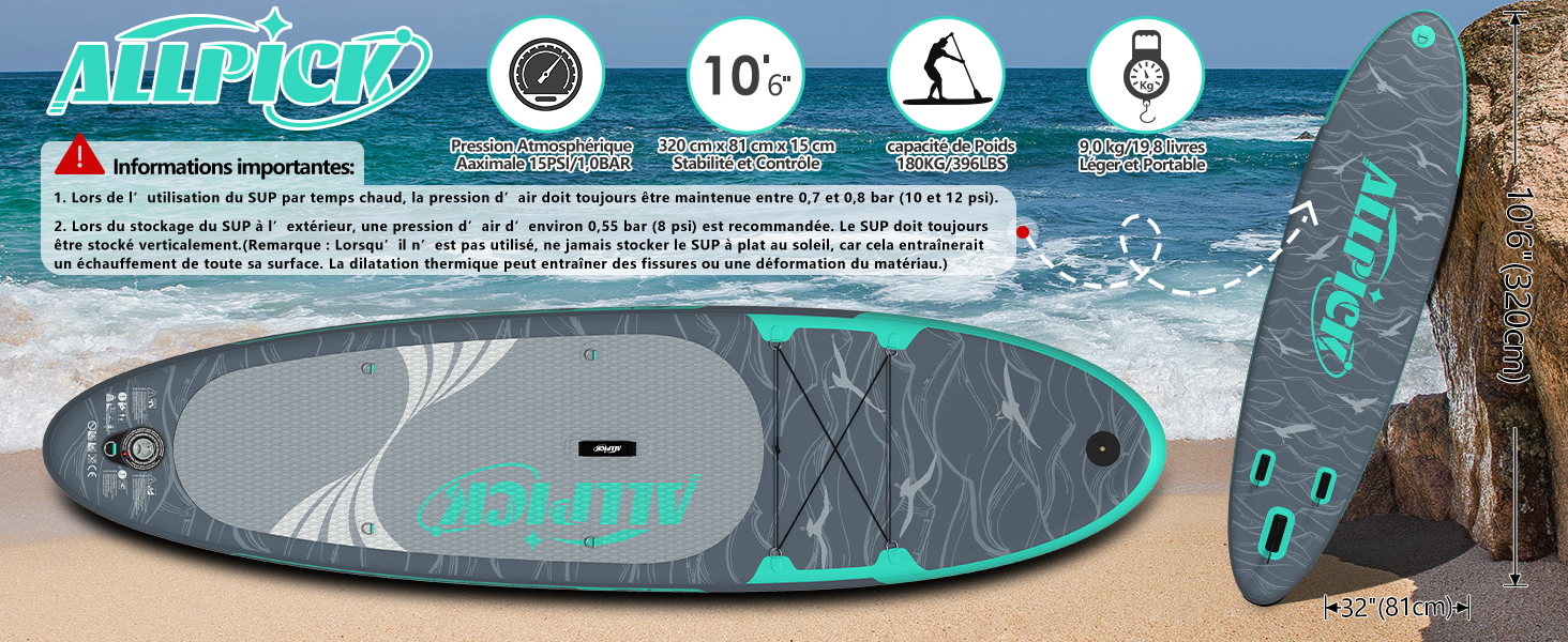 stand up paddling board