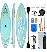 YU YUSING Paddle Gonflable Adulte 320/335cm, Planche de Stand up Paddle Gonflable 2 Personnes, Si...