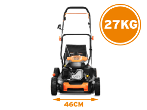 Largeur de coupe et poids - tondeuse thermique FX-RM4646ECO