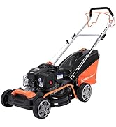 Yard Force Tondeuse à gazon Thermique autopropulsée 125cc de 46cm avec Moteur à essence Briggs & ...