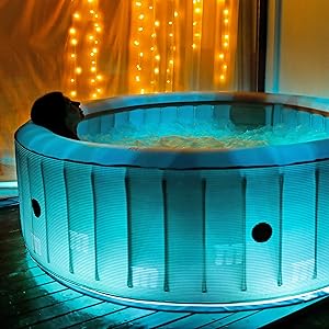 MSPA - SPA GONFLABLE ROND STARRY LED - 6 PLACES