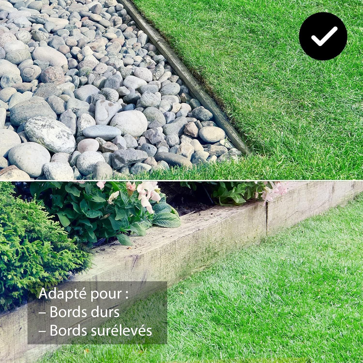 Lawnmaster - OcuMow®16 Robot Tondeuse auto-propulsée, 80m², batterie 2Ah, sans câble, débutant, modèle compact - OcuMow®