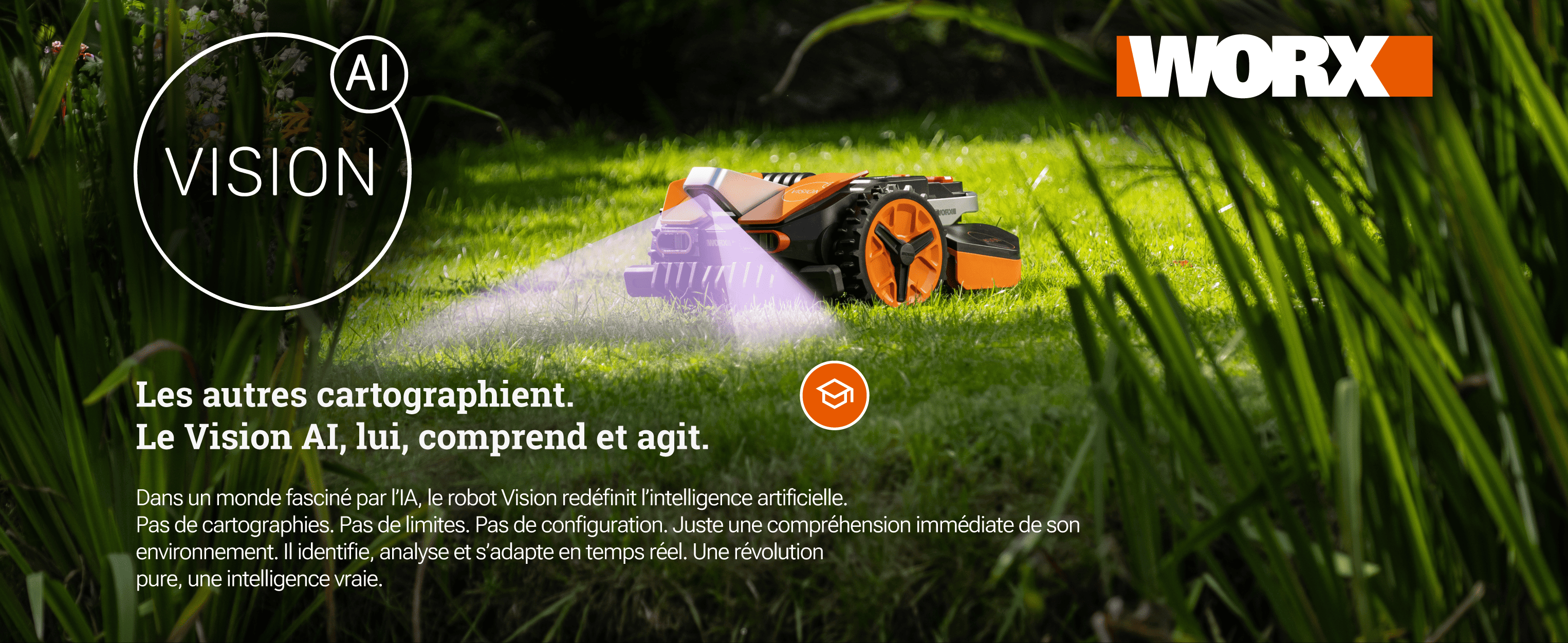 Landroid Vision : le robot intelligent sans fil