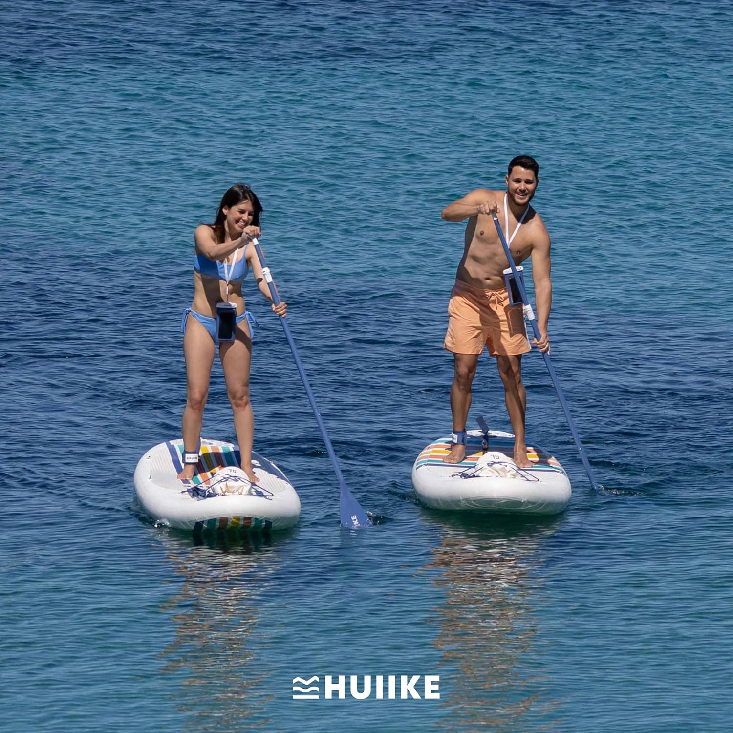 HUIIKE - Paddle gonflable adulte, 305x84x15cm, stabilité, 130kg