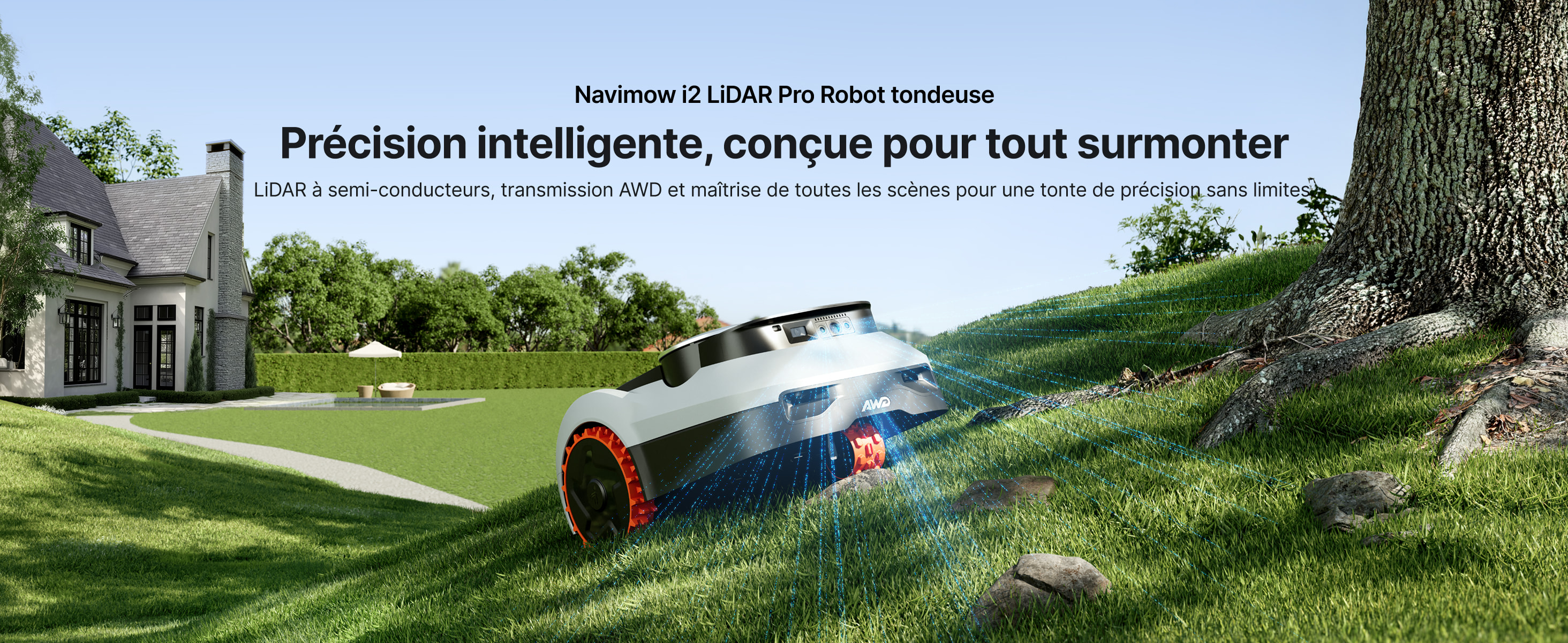Segway Navimow i2 LiDAR Pro Robot tondeuse