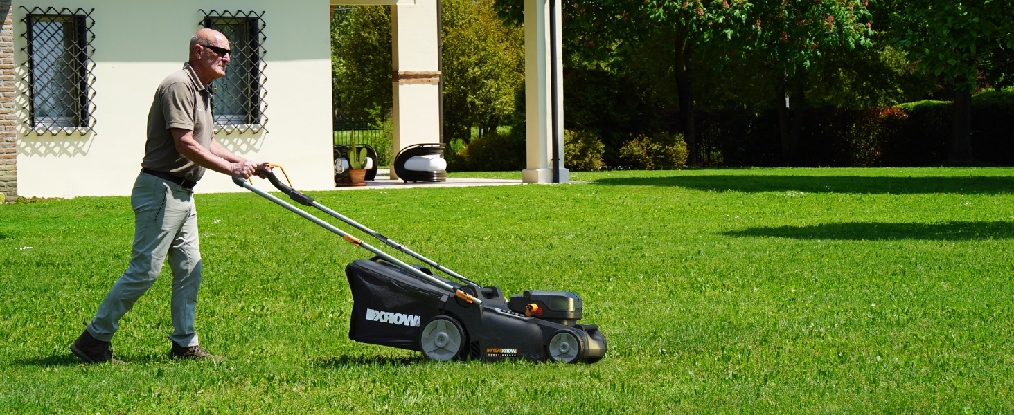 Tondeuse à gazon sans fil Worx WG737E