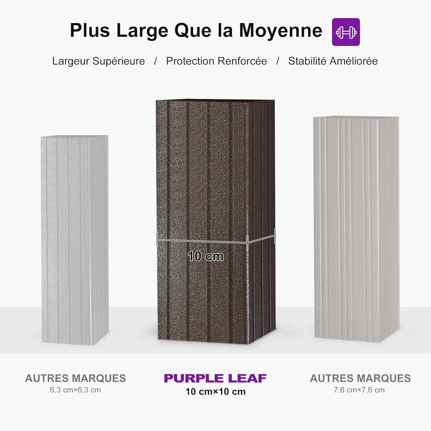 PURPLE LEAF - Pergola Jardin Double Toit 6x3,65m, alu, moustiquaire