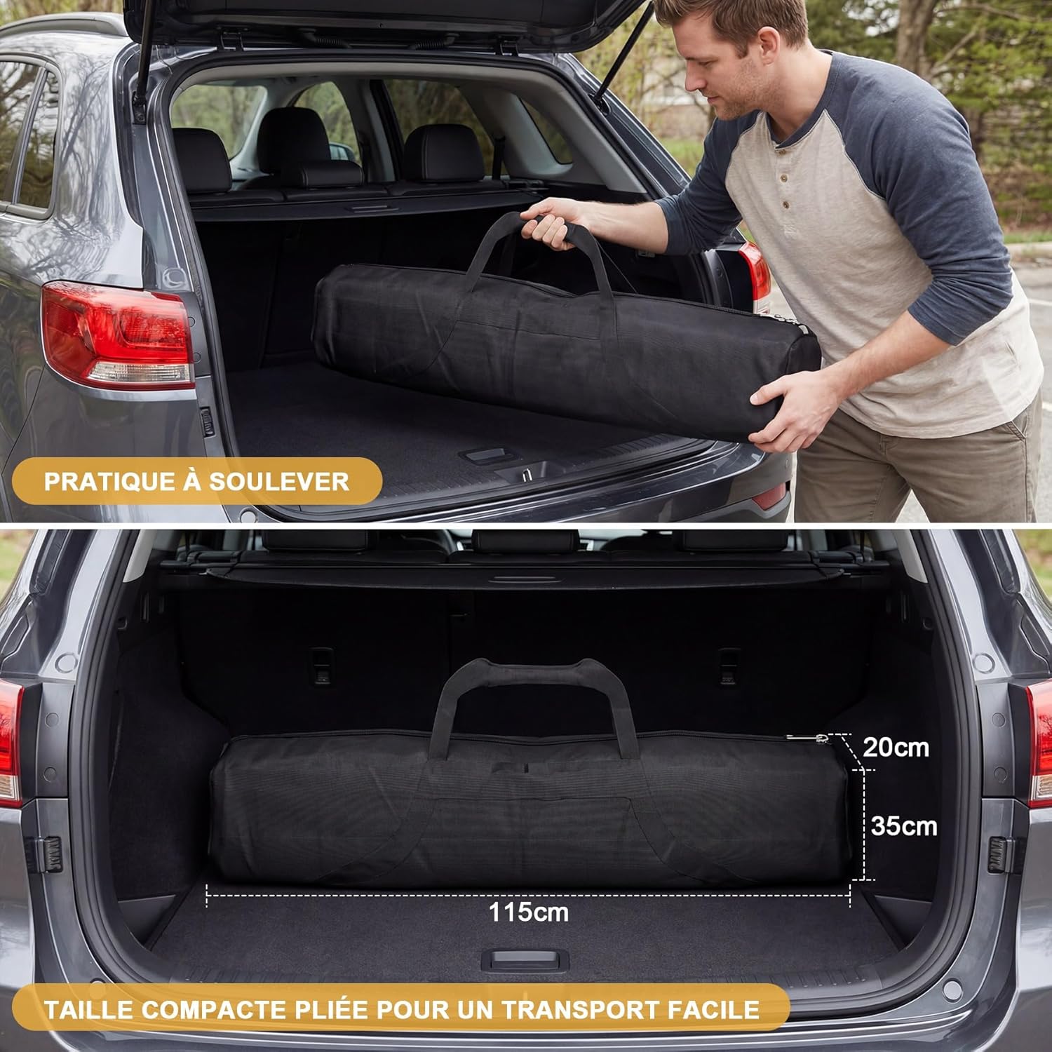 Devoko - tonnelle pliante 3x3m - hauteur réglable, tissu imperméable