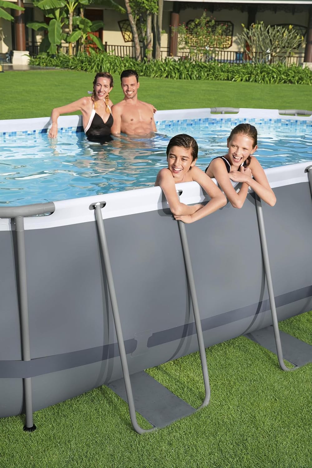 Bestway - Steel Pro Max - 427x250x100 cm - piscine hors sol, gris