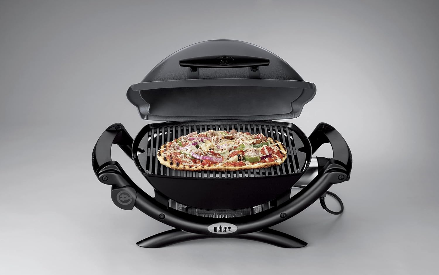 Weber - Q 1400 Série - 43x32 cm - grille fonte, cordon 1,8 m, bac amovible