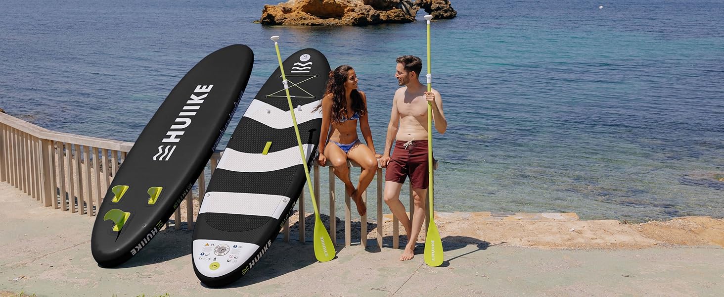 paddle gonflable avec siège avec tout ce dont vous avez besoin