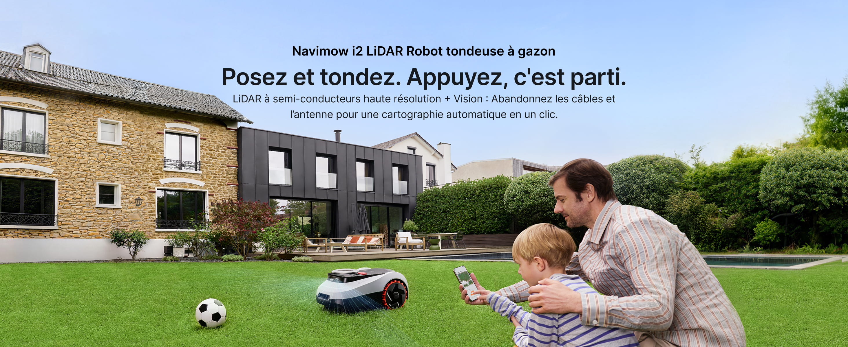 Segway Navimow i2 LiDAR Robot Tondeuse