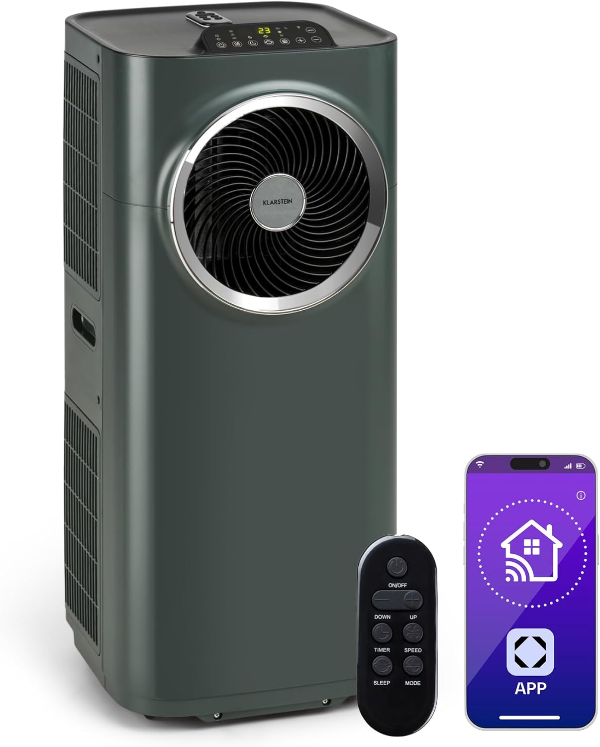 Klarstein - Kraftwerk Smart 12K - 35-59 m², WiFi, 12,000 BTU, silencieux