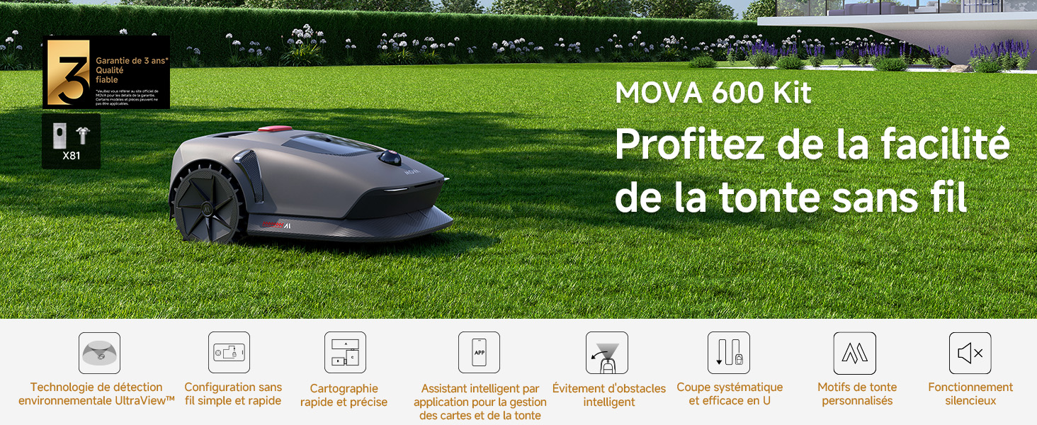MOVA 600 kit robot tondeuse