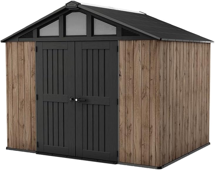 Abri de jardin en résine 7,7m² 