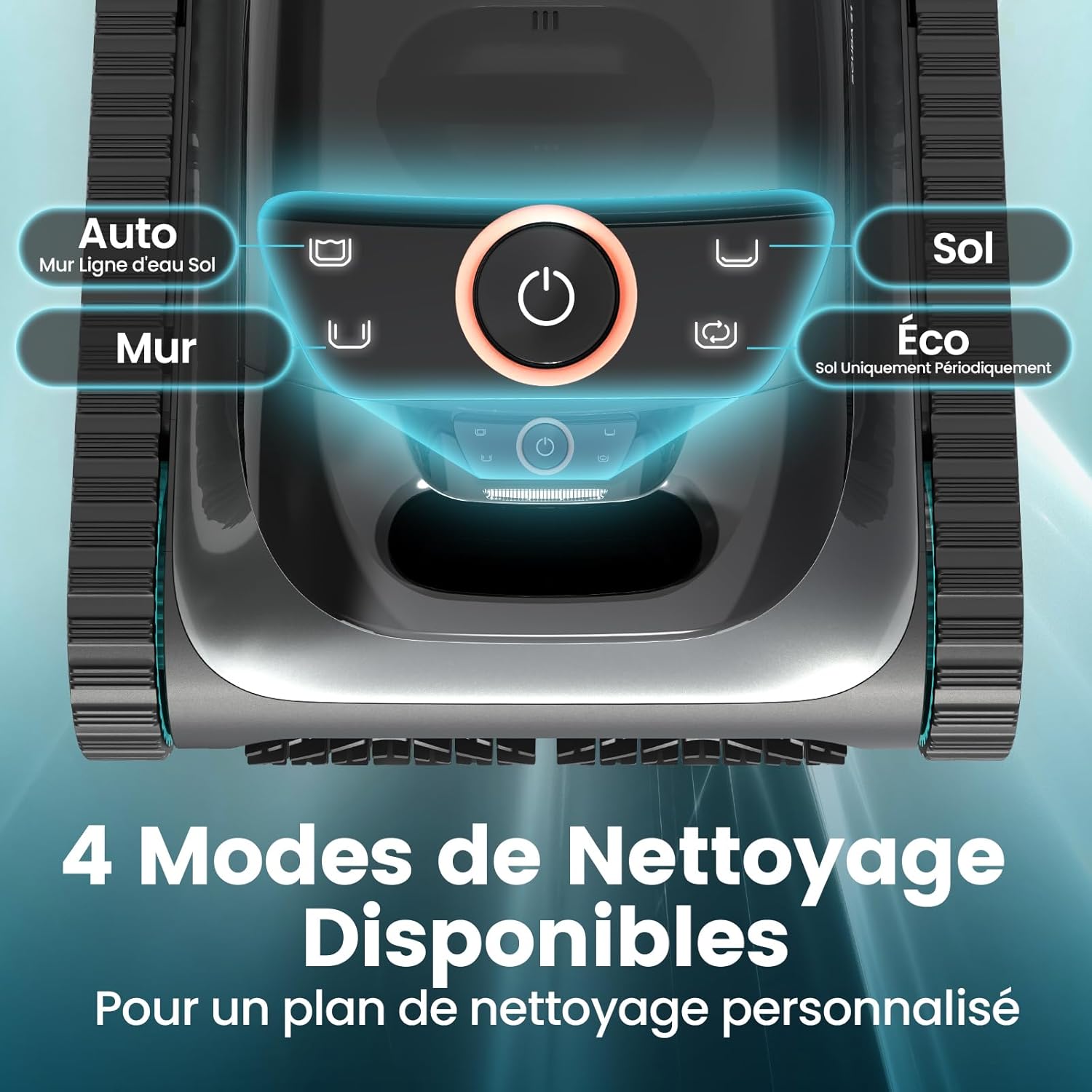 AIPER - Scuba S1 - 150m² - robot piscine sans fil, 4 modes, 150min, murs S1