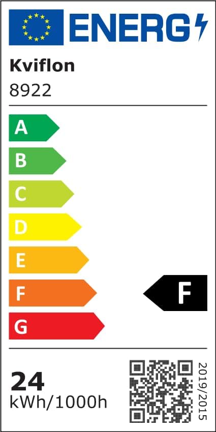 Kviflon - ventilateur plafond LED 132 cm, moteur DC silencieux, télécommande, design moderne, 3 pales ABS