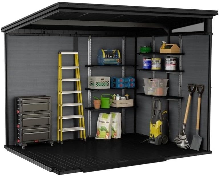 Abri de jardin 6m2 - aspect bois 